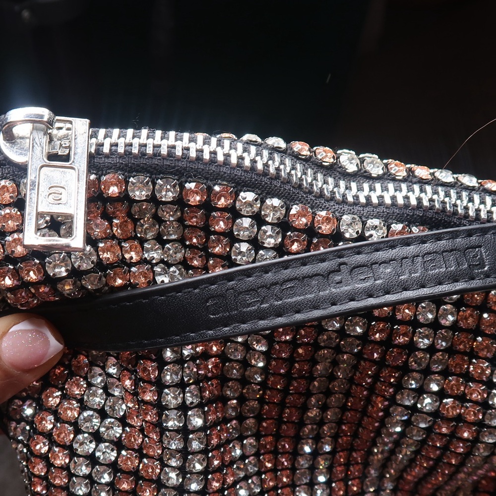 alexander wang pink and silver rhinestone bag - Picture 3 of 4
